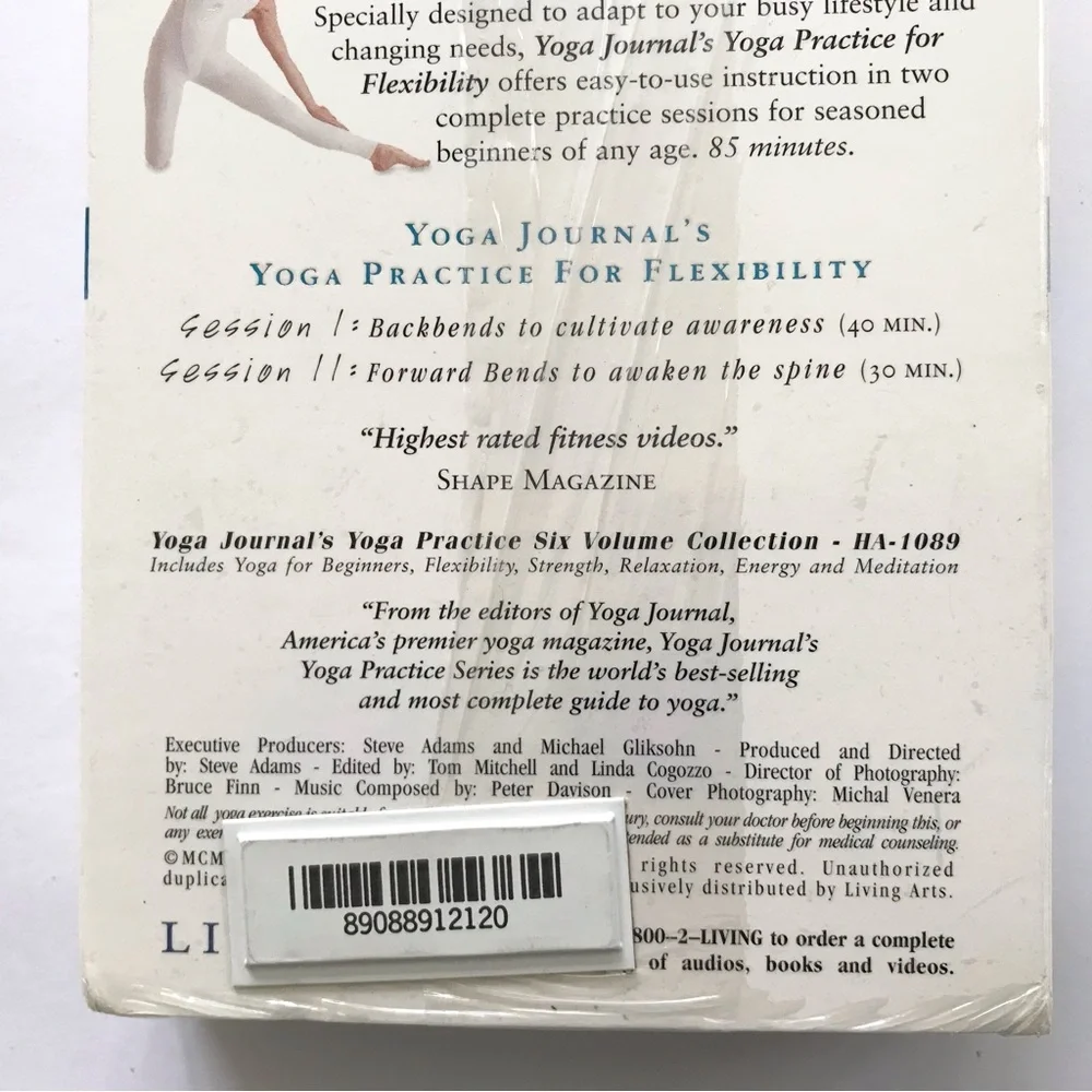 ✴️Yoga for Flexibility VHS Videotape for Seasonal Beginners, NEW